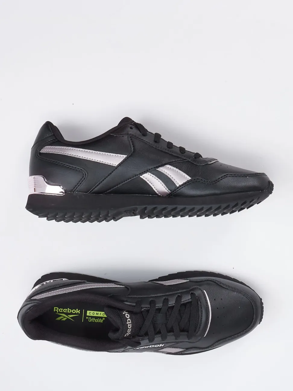Reebok – Retro-Sneaker aus Synthetik in Schwarz