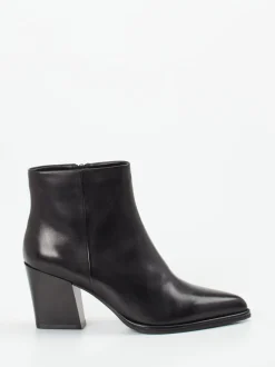 Regarde Le Ciel – Ankle Boots aus Kalbleder schwarz