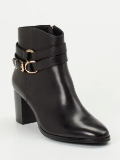 Regarde Le Ciel – Ankle Boots aus Kalbleder schwarz