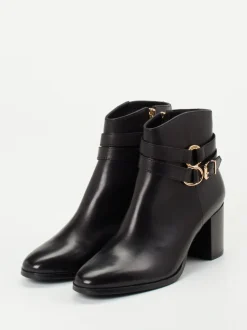 Regarde Le Ciel – Ankle Boots aus Kalbleder schwarz