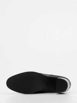 Regarde Le Ciel – Ankle Boots aus Kalbleder schwarz