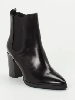 Regarde Le Ciel – Chelsea-Stiefelette aus Kalbleder schwarz