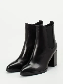 Regarde Le Ciel – Chelsea-Stiefelette aus Kalbleder schwarz