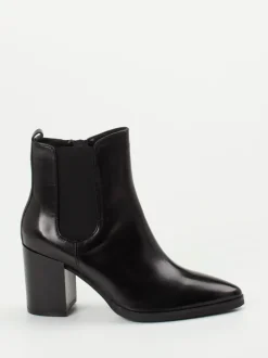 Regarde Le Ciel – Chelsea-Stiefelette aus Kalbleder schwarz