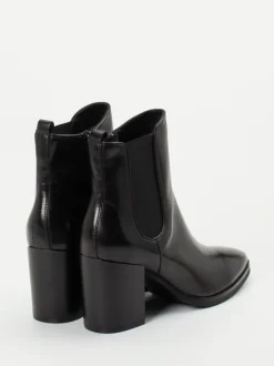 Regarde Le Ciel – Chelsea-Stiefelette aus Kalbleder schwarz