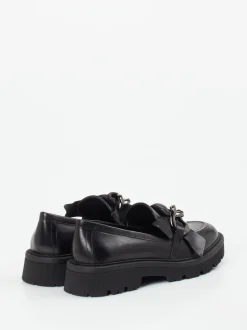 Regarde Le Ciel – Chunky-Loafer aus Lammleder Schwarz