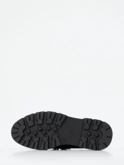 Regarde Le Ciel – Chunky-Loafer aus Lammleder Schwarz