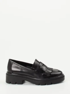 Regarde Le Ciel – Loafer aus Kalbleder Schwarz