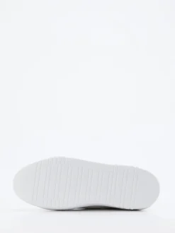 Regarde Le Ciel – Plateau-Sneaker aus Lammleder Weiß