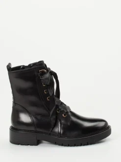Regarde Le Ciel – Schnürboots aus Kalbleder Schwarz