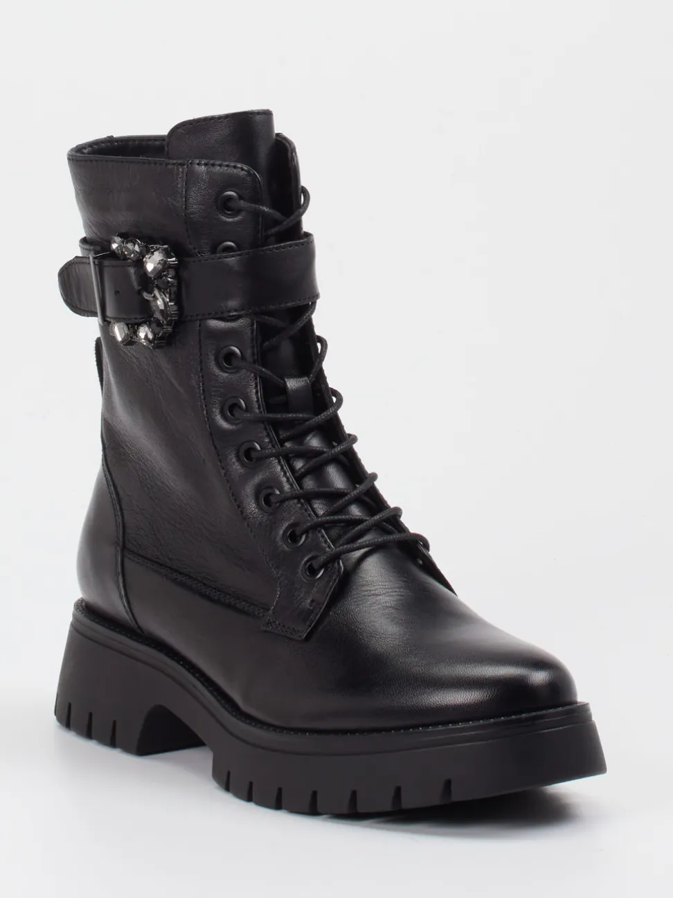Regarde Le Ciel – Schnürboots aus Nubukleder schwarz