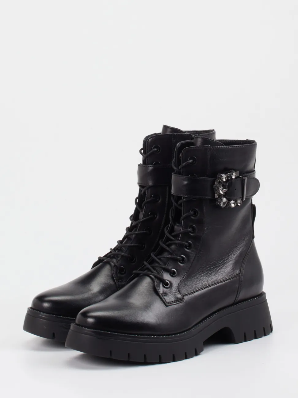 Regarde Le Ciel – Schnürboots aus Nubukleder schwarz
