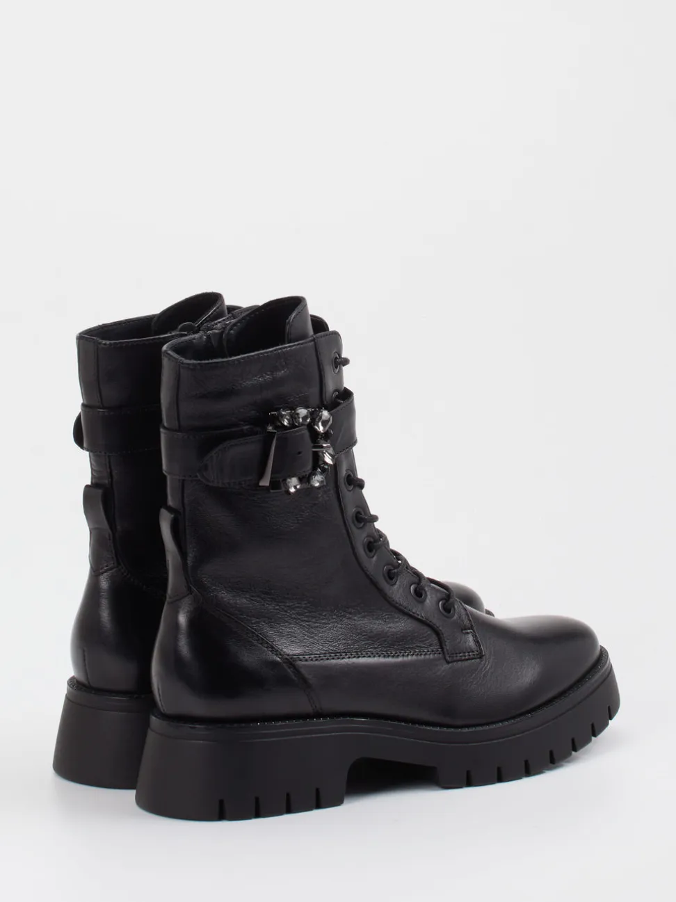 Regarde Le Ciel – Schnürboots aus Nubukleder schwarz