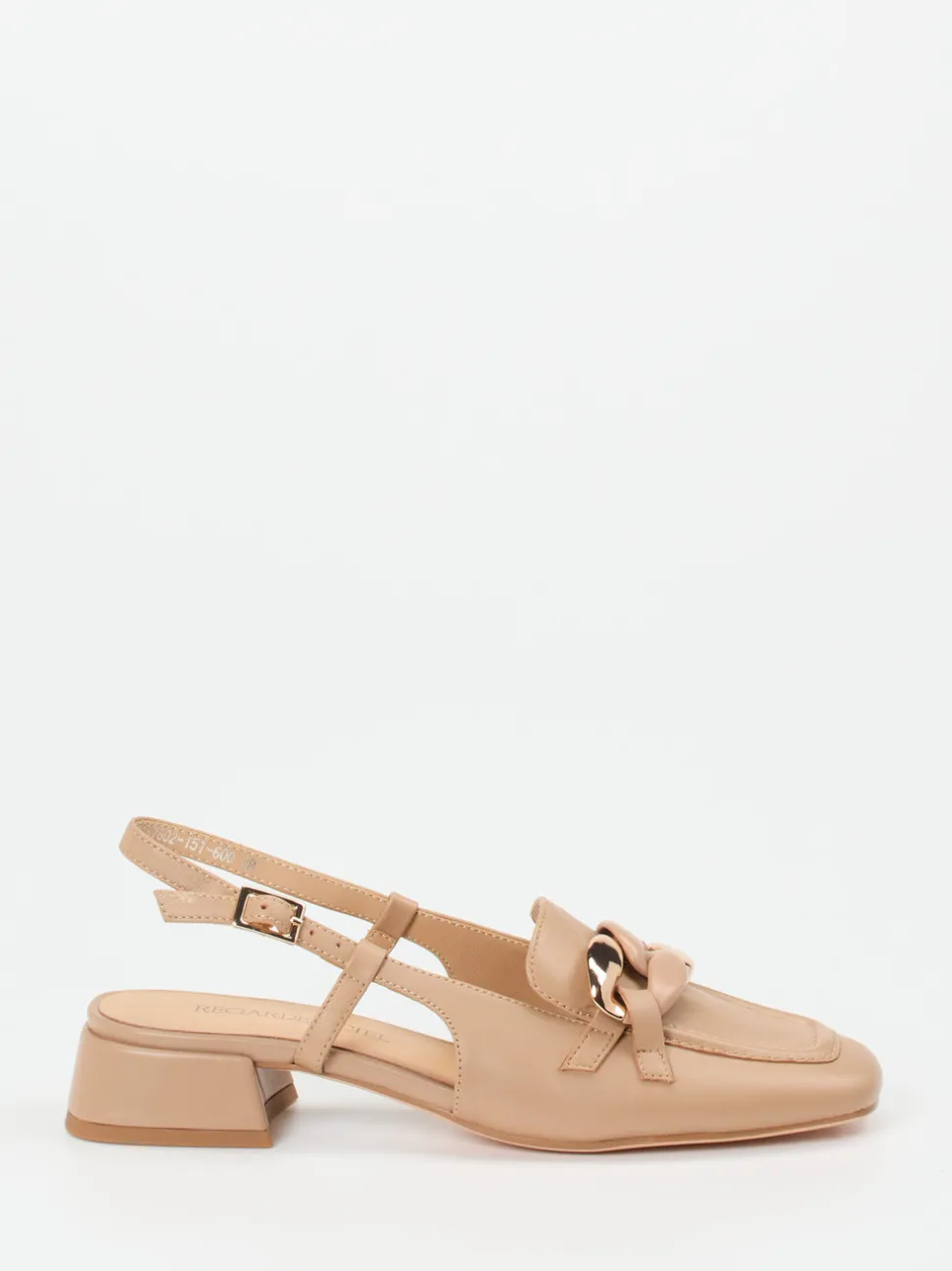 Regarde Le Ciel – Slingpumps aus Lammleder Beigebraun