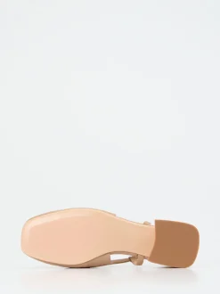 Regarde Le Ciel – Slingpumps aus Lammleder Beigebraun
