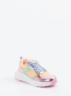 Richter – Chunky Sneaker aus Textil in Pfirsichrosa
