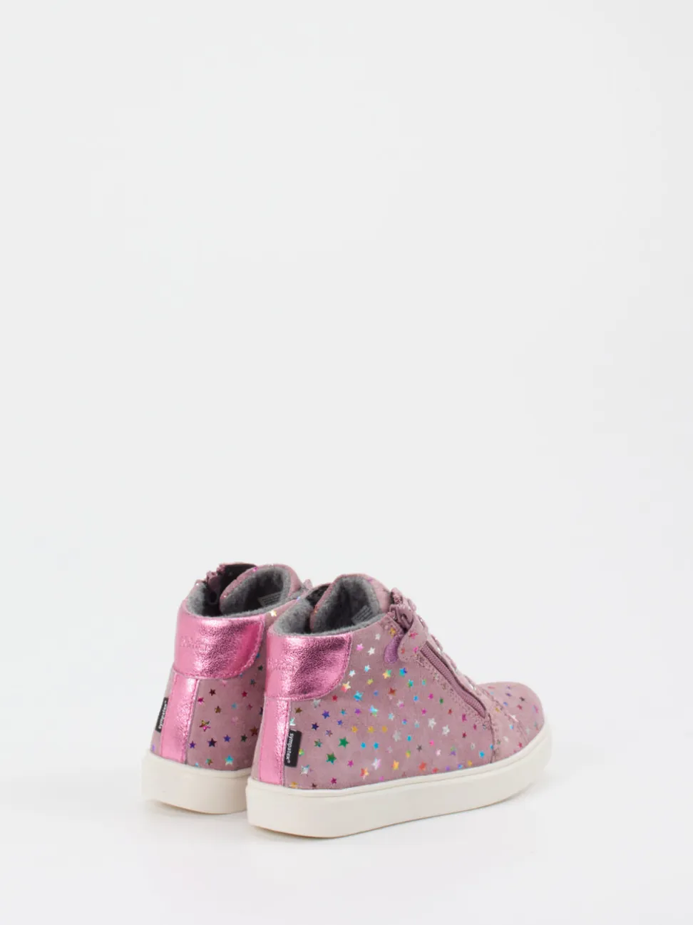 Richter – High-Top Sneaker aus Veloursleder altrosa