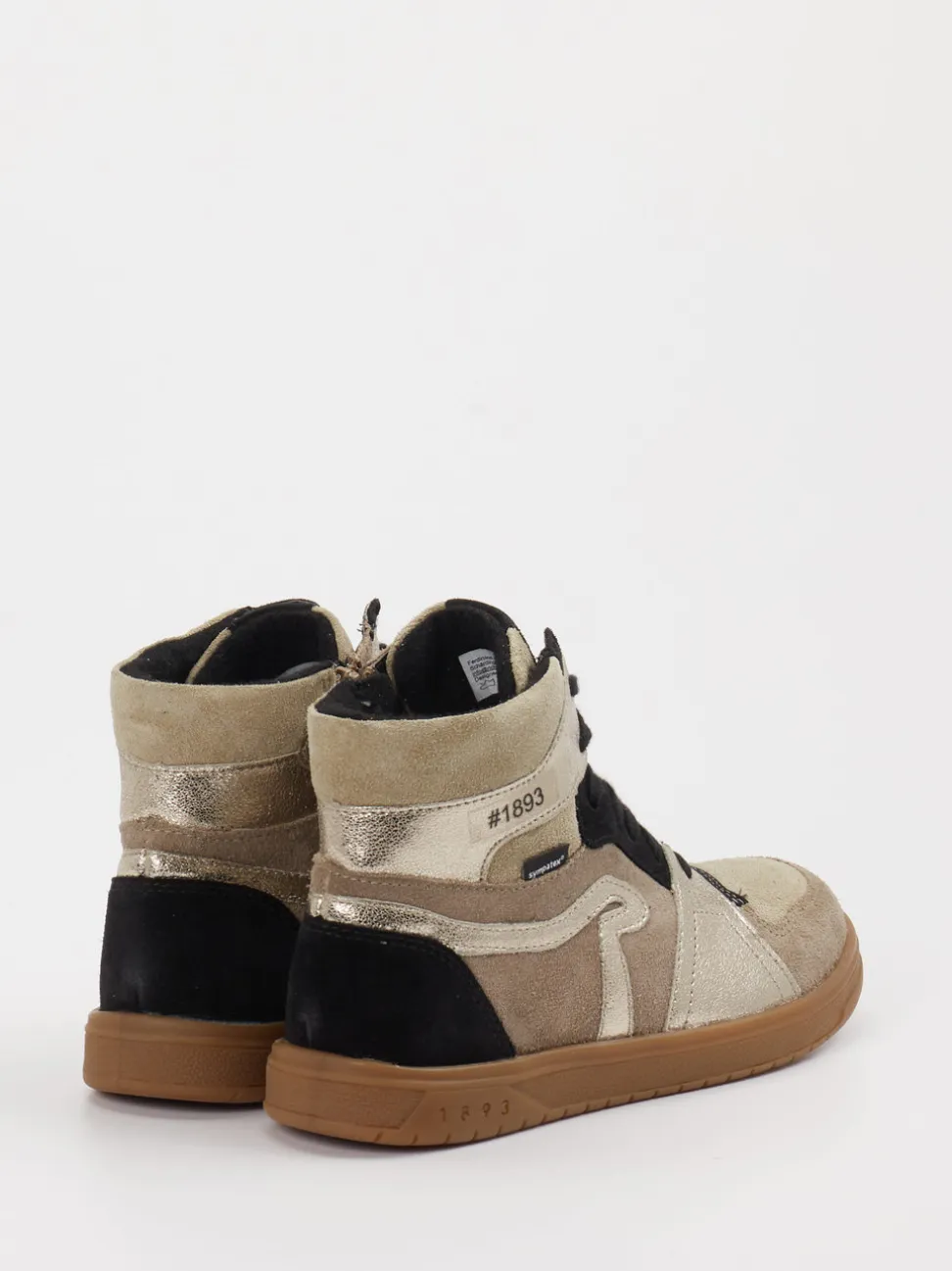 Richter – High-Top-Sneaker aus Veloursleder Beigebraun