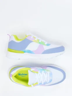 Richter – Kinder-Sneaker aus Mesh und Textil weiß