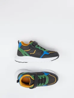 Richter – Klettsneaker aus Textil in Schwarz