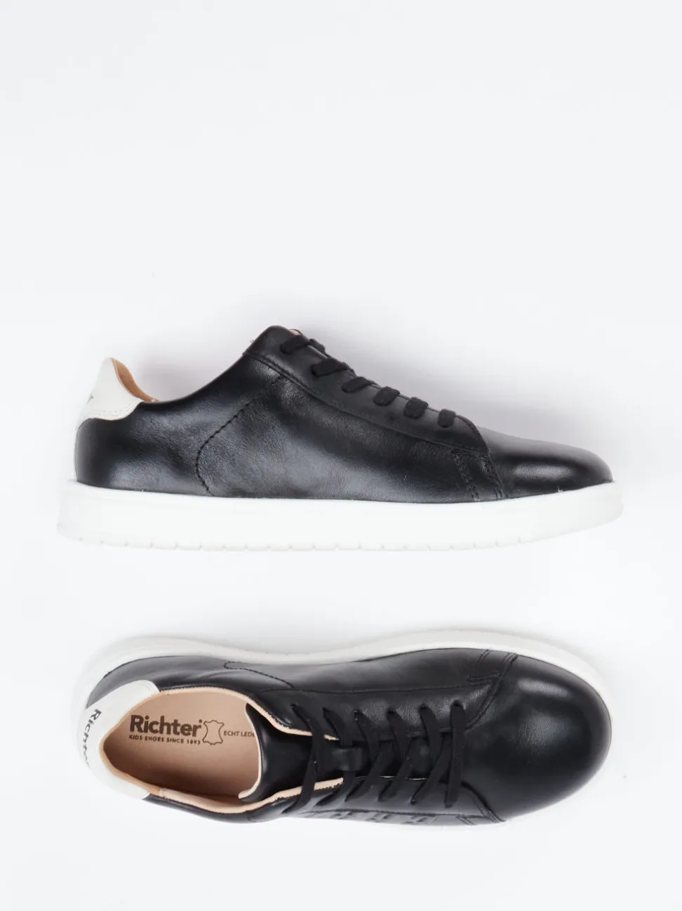 Richter – Sneaker aus Kalbleder Schwarz