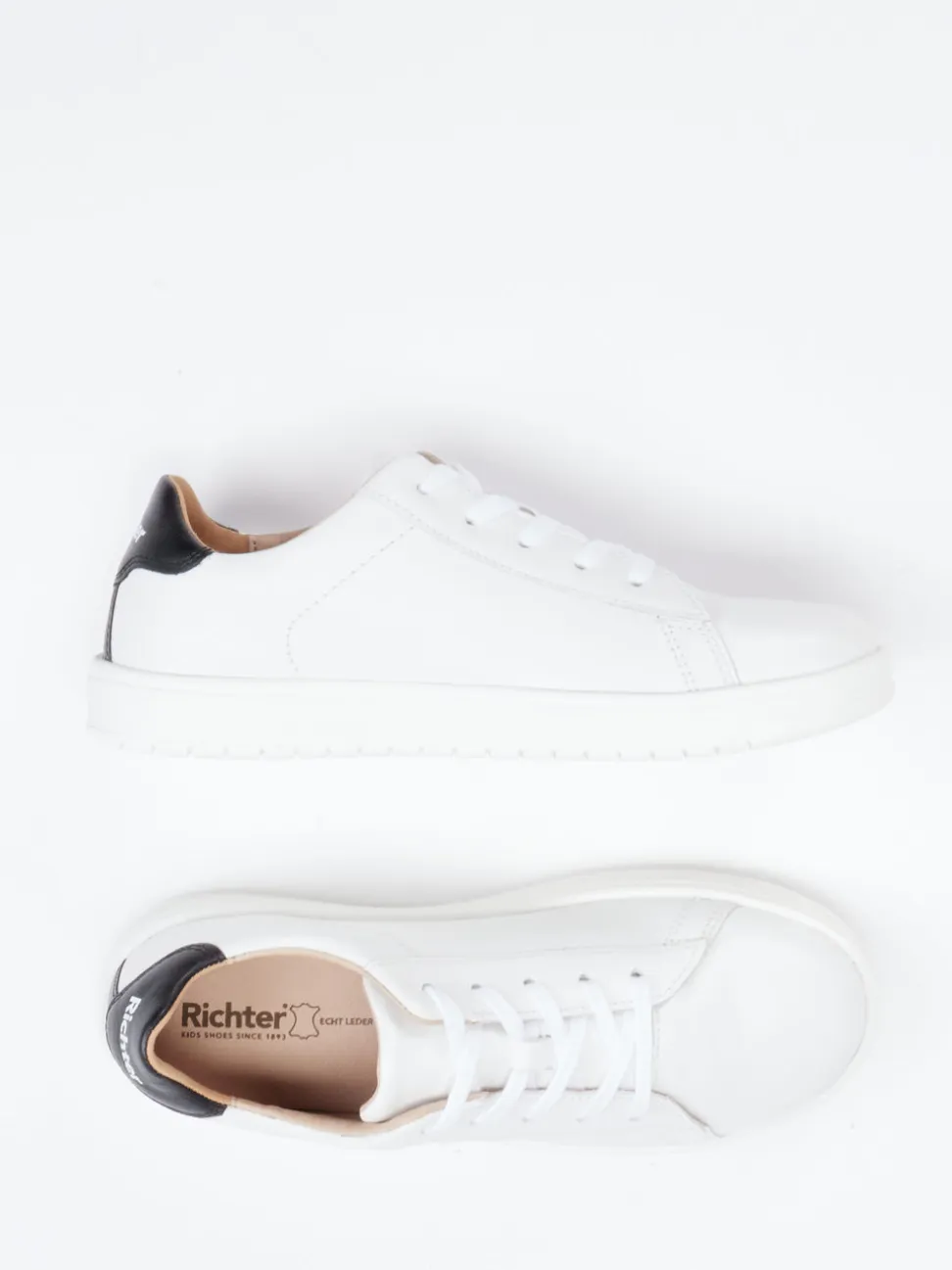 Richter – Sneaker aus Kalbleder Weiß