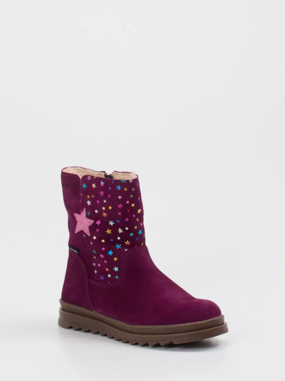 Richter – Winterstiefel aus Veloursleder Pflaume
