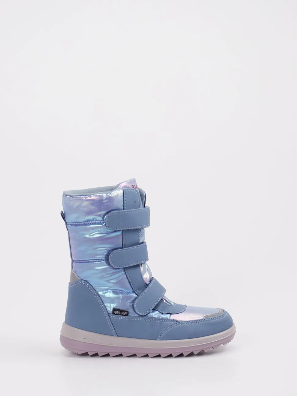 Richter – Winterstiefel aus Textil in Hellblau irisierend