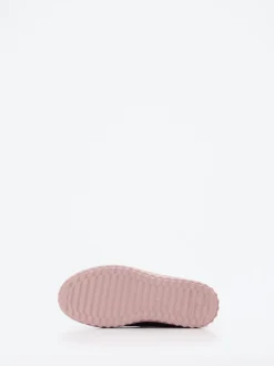 Ricosta – High-Top Sneaker aus Veloursleder brombeer