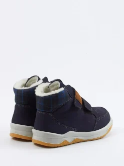 Ricosta – Kinder-Stiefeletten aus Nubukleder Dunkelblau