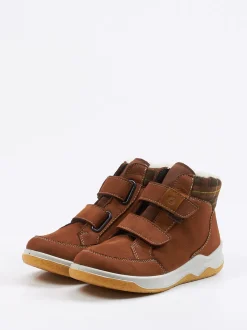 Ricosta – Kinder-Winterboot aus Nubukleder rostbraun