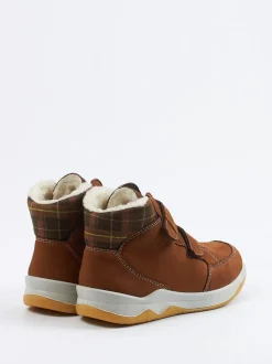 Ricosta – Kinder-Winterboot aus Nubukleder rostbraun