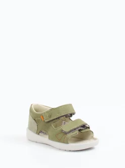 Ricosta – Kleinkind-Sandalen aus Nubukleder grün