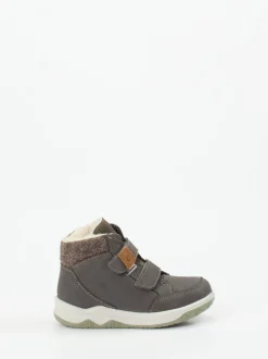 Ricosta – Klettboots aus Nubukleder schlammgrau