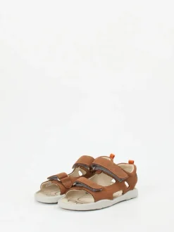 Ricosta – Klettsandalen aus Nubukleder rostbraun