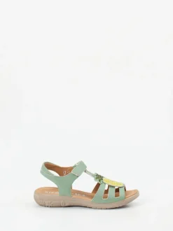 Ricosta – Klettsandalen aus Synthetik in Salbeigrün