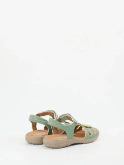 Ricosta – Klettsandalen aus Synthetik in Salbeigrün