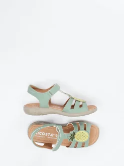 Ricosta – Klettsandalen aus Synthetik in Salbeigrün