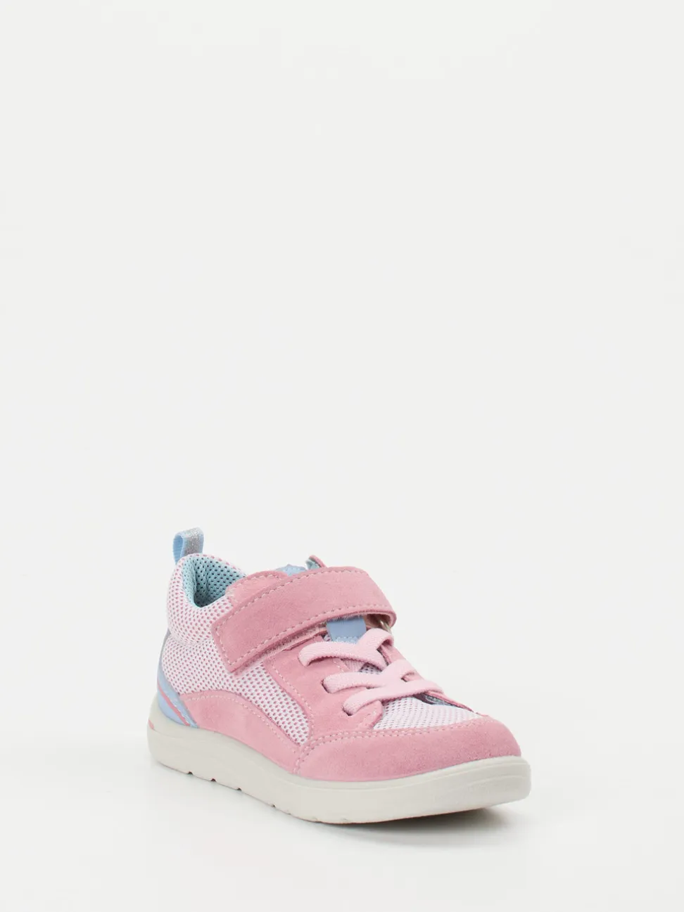 Ricosta – Klettsneaker aus Veloursleder Rosa
