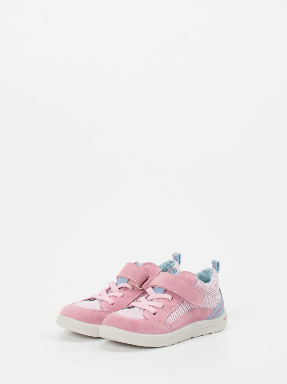 Ricosta – Klettsneaker aus Veloursleder Rosa