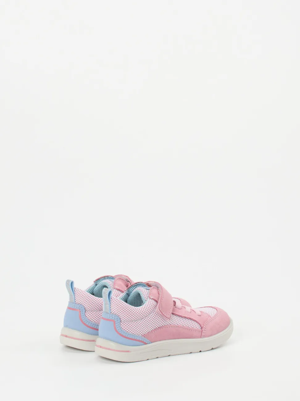 Ricosta – Klettsneaker aus Veloursleder Rosa