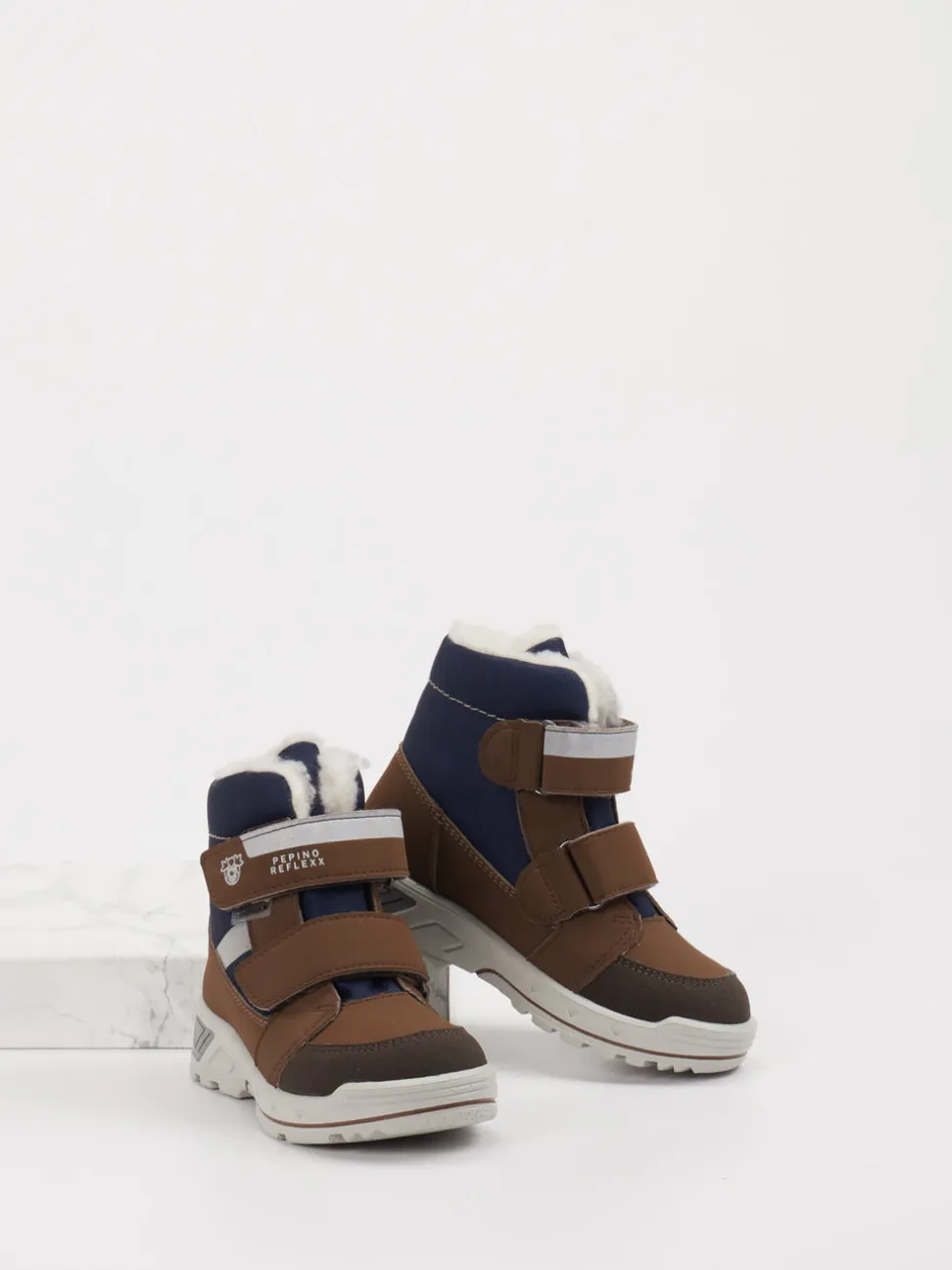 Ricosta – Klettstiefel aus Synthetik Braun