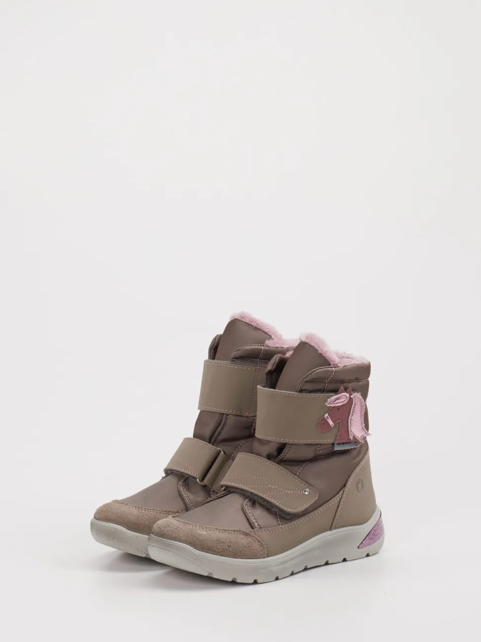 Ricosta – Klettstiefel aus Synthetik in Taupe