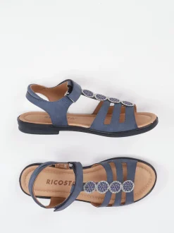 Ricosta – Komfortsandalen aus Synthetik in Dunkelblau