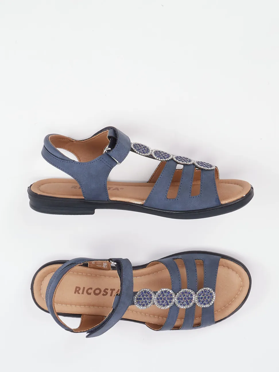 Ricosta – Komfortsandalen aus Synthetik in Dunkelblau