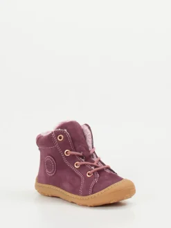 Ricosta – Lauflernboots aus Nubukleder in Pflaume