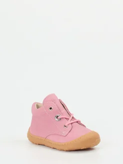 Ricosta – Lauflernschuh aus Nubukleder rosa