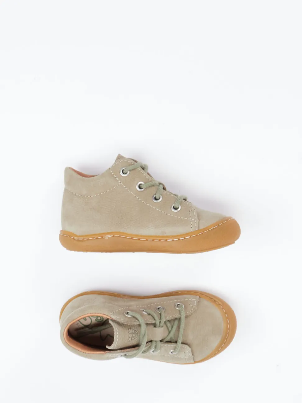 Ricosta – Lauflernschuh aus Nubukleder sandbeige