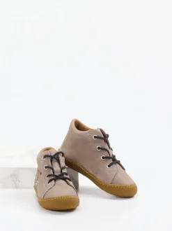 Ricosta – Lauflernschuh aus Nubukleder taupe