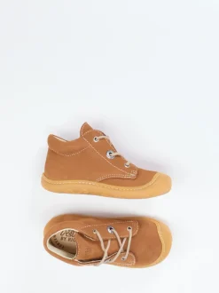 Ricosta – Lauflernschuhe aus Nubukleder Cognacbraun